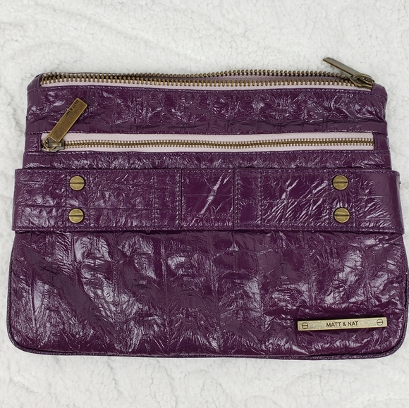 plum clutch